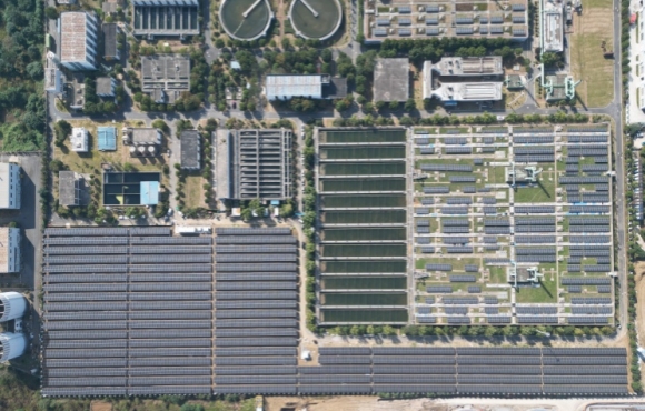 合肥市小仓房污水处理厂光伏扩建项目并网运行